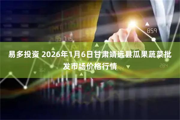 易多投资 2026年1月6日甘肃靖远县瓜果蔬菜批发市场价格行情